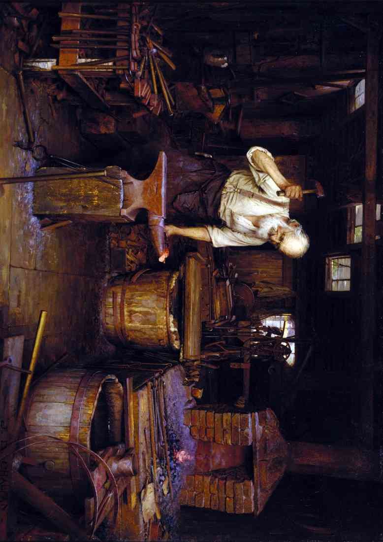 The Blacksmith Jefferson David Chalfant A4 Photo Print