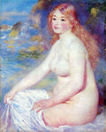 The Blond Bather 1 Renoir A4 Photo Print