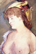 The Blond Nude Manet Impressionism A4 Photo Print