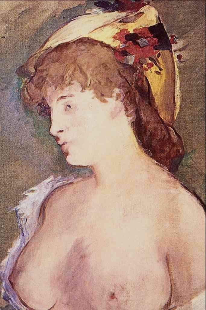 The Blond Nude Manet A4 Photo Print