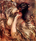 The Blouse Of Voile Giovanni Boldini Impressionism European A4 Photo Print