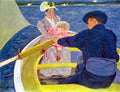 The Boat Travel Cassatt A4 Photo Print
