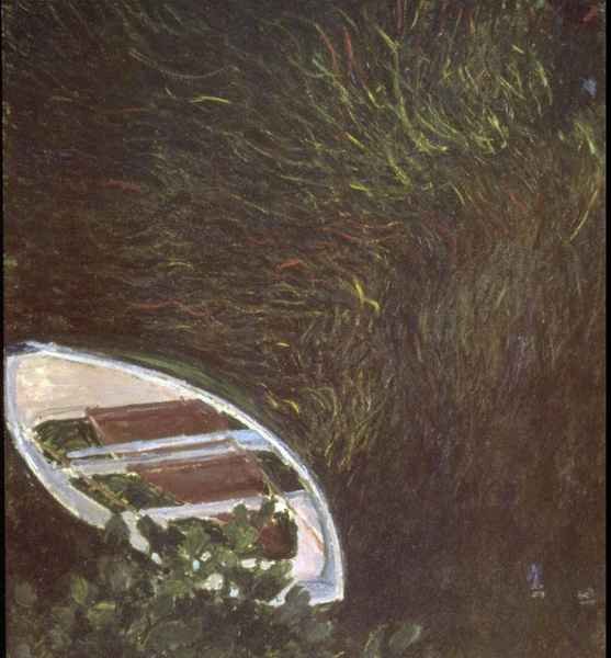 The Boat by Monet Impressionism A4 Photo Print