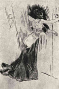 The Bolt Felicien Rops Symbolism A4 Photo Print