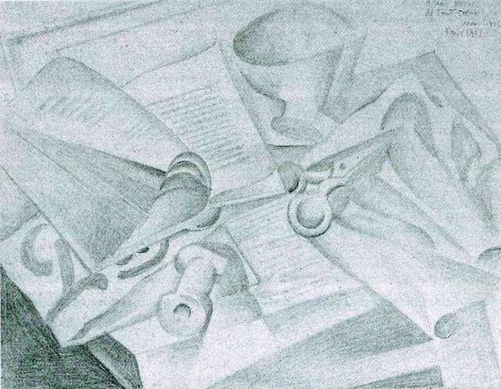 The Book 3 Juan Gris Abstract Art A4 Photo Print