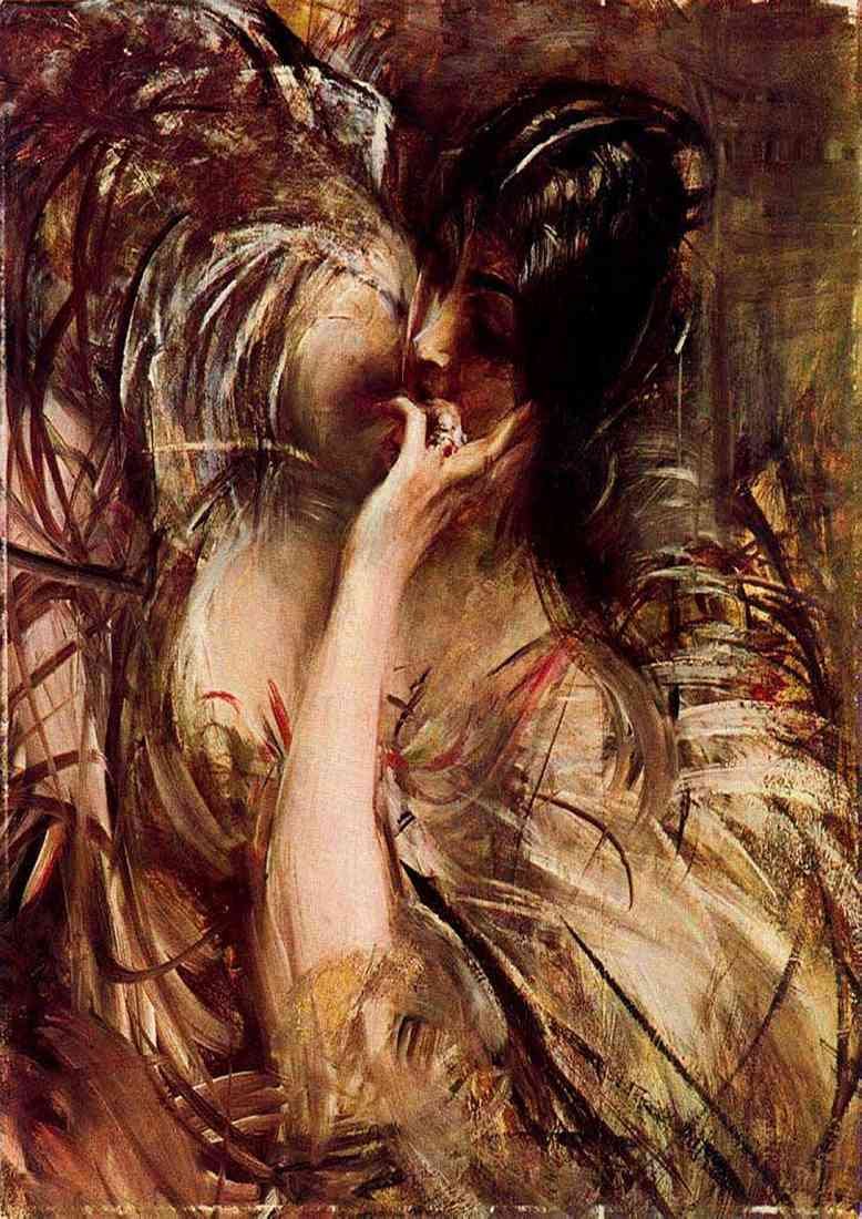 The Bouse of Voile Giovanni Boldini 22 5 stretched A4 Photo Print
