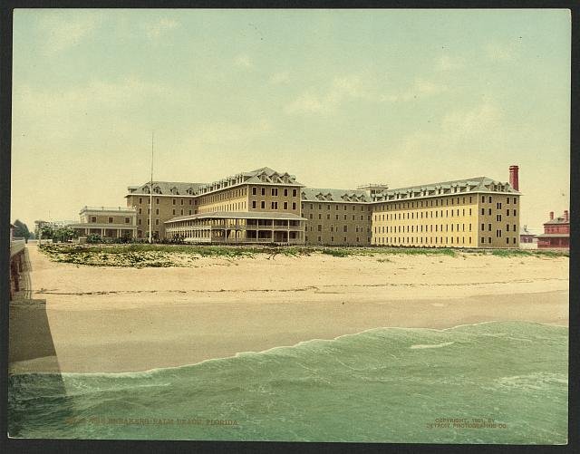 The Breakers Palm Beach Florida Vintage A4 Photo Print