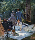 The Breakfast Outdoors Central Section Monet A4 Photo Print