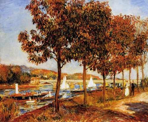 The Bridge At Argenteuil In Autumn 1882 A4 Photo Print