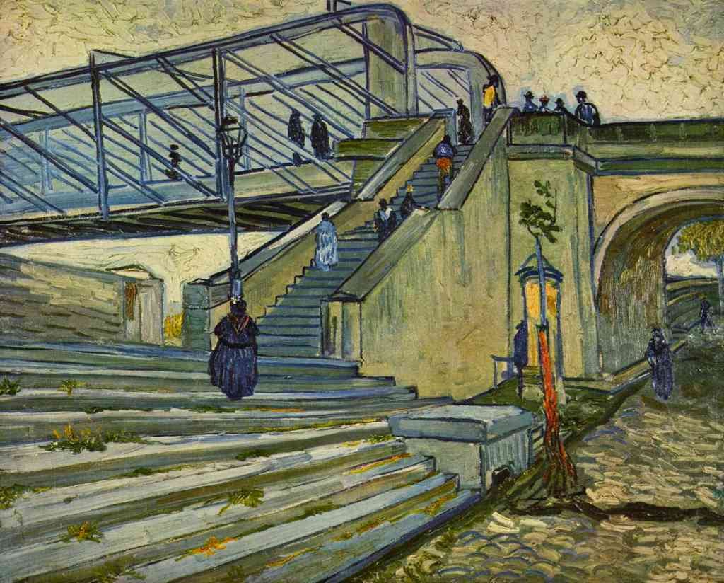 The Bridge At Trinquetaille Van Gogh A4 Photo Print