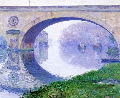 The Bridge At Vernon A4 Photo Print