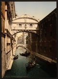 The Bridge of Sighs I Venice Vintage A4 Photo Print