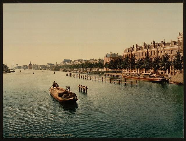 The Buiten Amstel Amsterdam Vintage A4 Photo Print
