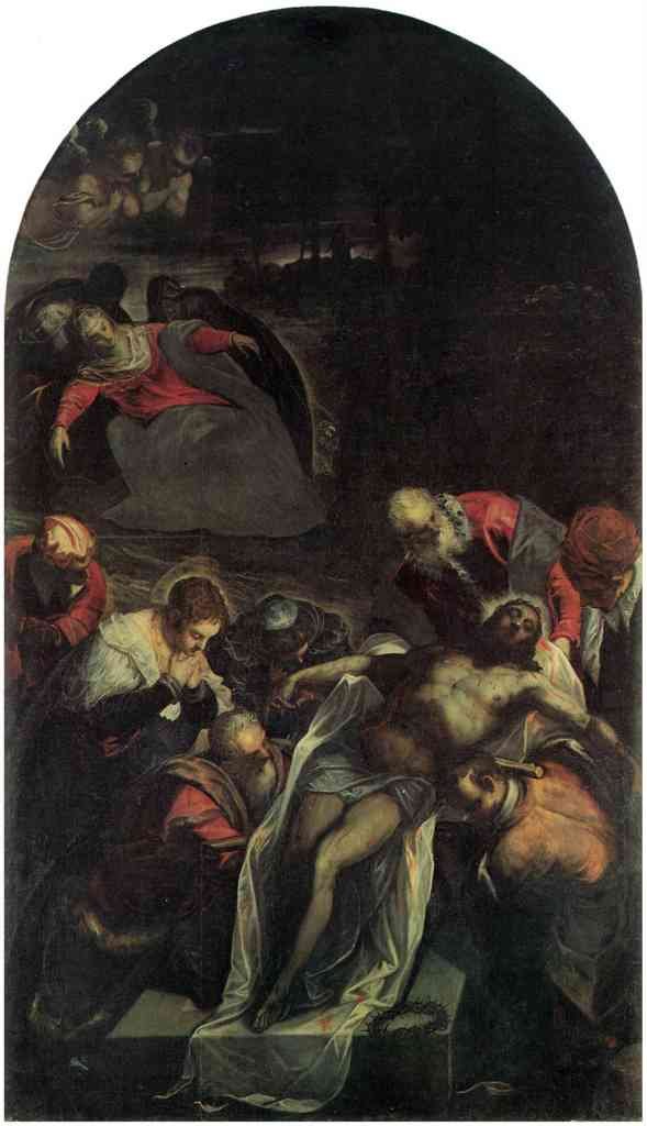 The Burial Tintoretto A4 Photo Print