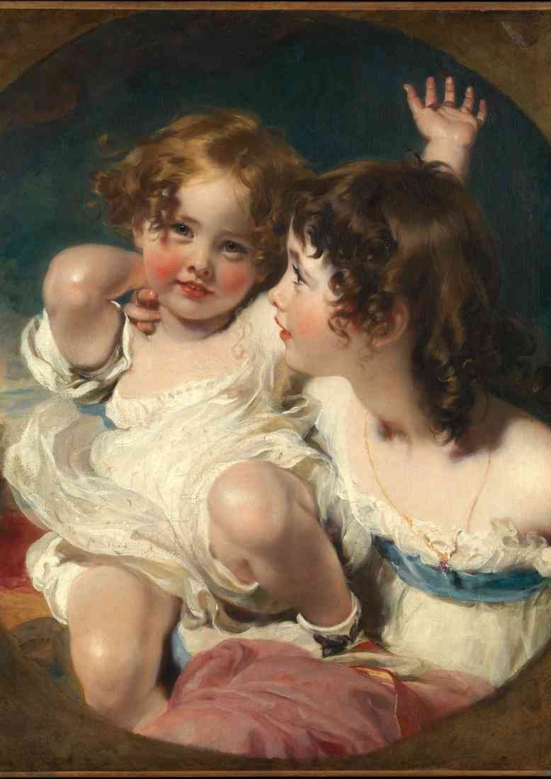 The Calmady Children Sir Thomas Lawrence A4 Photo Print