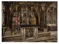 The Calvary and the Greek altar Jerusalem Vintage A4 Photo Print