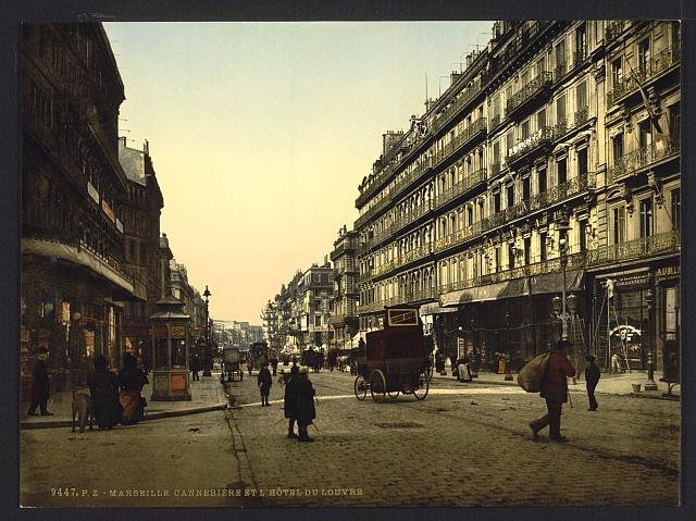 The Cannabiere Marseilles Vintage A4 Photo Print