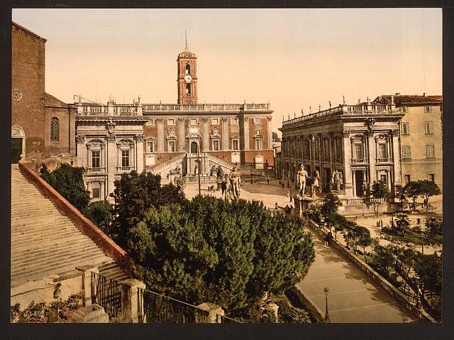 The Capitoline Rome Vintage A4 Photo Print