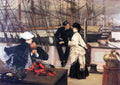 The Captain And His Girl Tissot A4 Photo Print