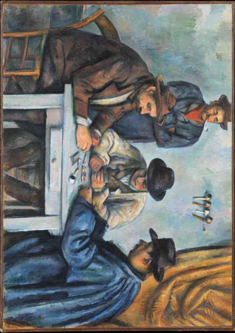 The Card Players Paul Cezanne A4 Photo Print