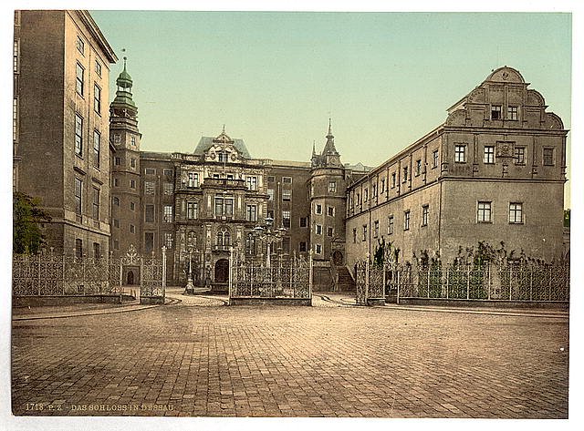 The Castle of Dessau I Anhalt Vintage A4 Photo Print