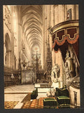 The Cathedral choir Amiens Vintage A4 Photo Print
