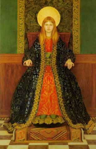 The Child Enthroned A4 Photo Print