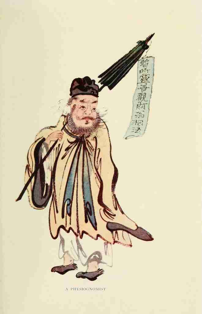 The Chinese at Home 1911 A physiognomist A4 Photo Print
