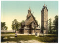 The Church of Wang Riesengebirge Vintage A4 Photo Print