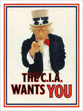 The Cia Wants You Vintage Retro Advert Poster A4 Photo Print