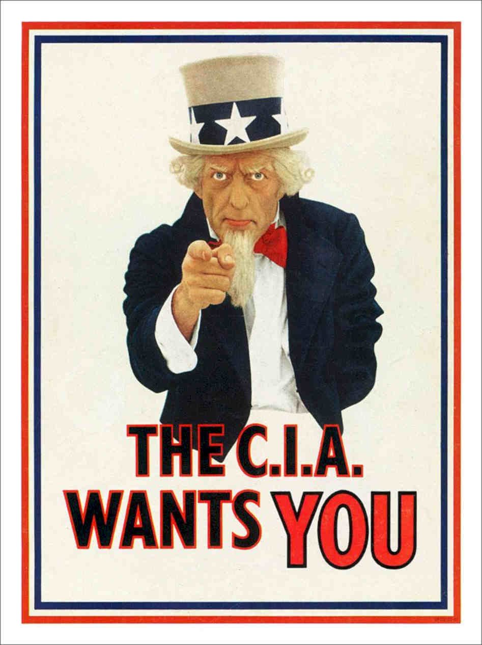 The Cia Wants You Vintage Retro Advert Poster A4 Photo Print