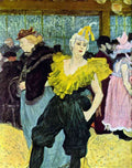 The Clowness Toulouse Lautrec 036 A4 Photo Print