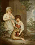 The Connoisseur 6 1903 Children with cat A4 Photo Print