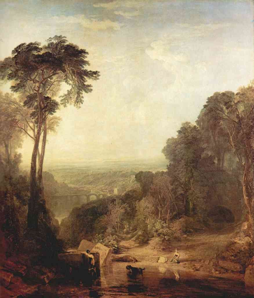The Crossing Of The Stream Joseph Mallord Turner A4 Photo Print