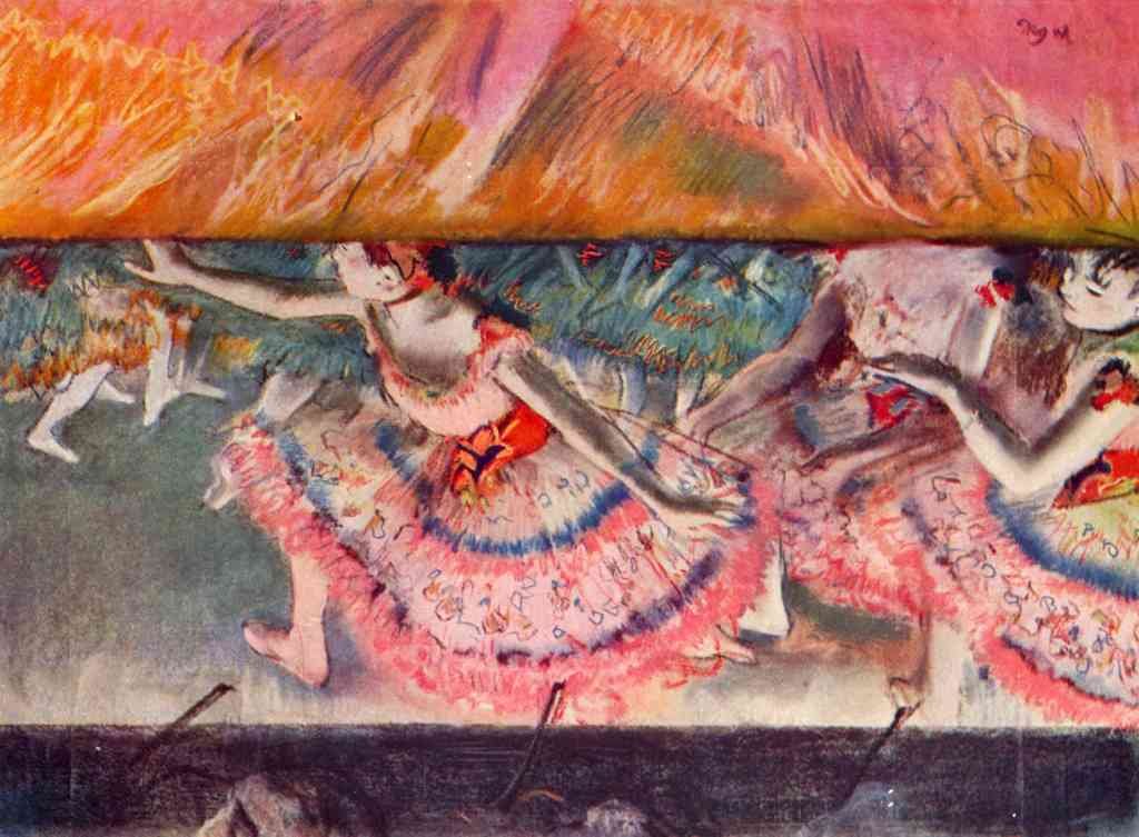 The Curtain Falls Degas A4 Photo Print