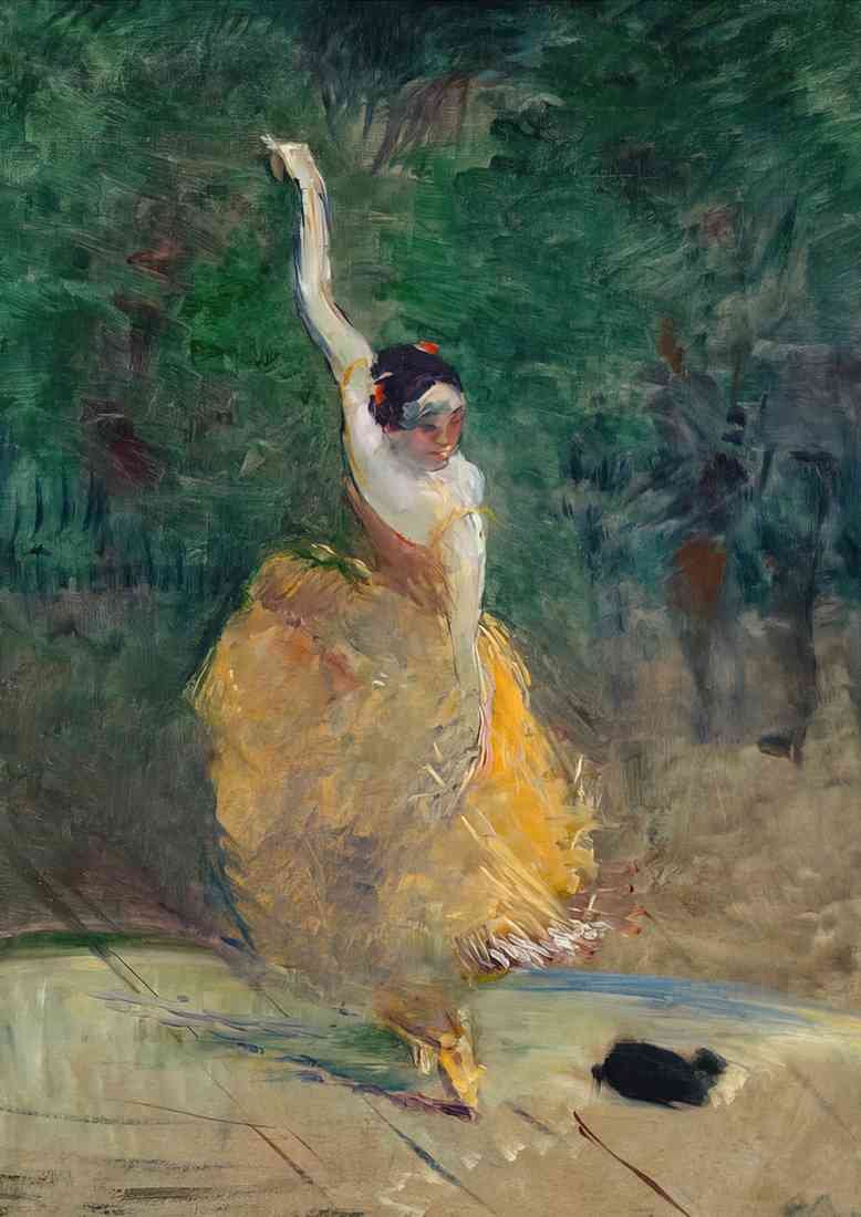 The Dancing Girl Henri De Toulouse Lautrec A4 Photo Print