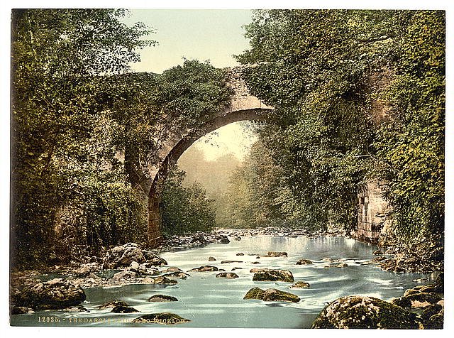 The Dargle Bridge County Wicklow Vintage A4 Photo Print