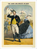 The Dark Girl Dressed In Blue Covent Garden London Alfred Vintage Retro Advert 