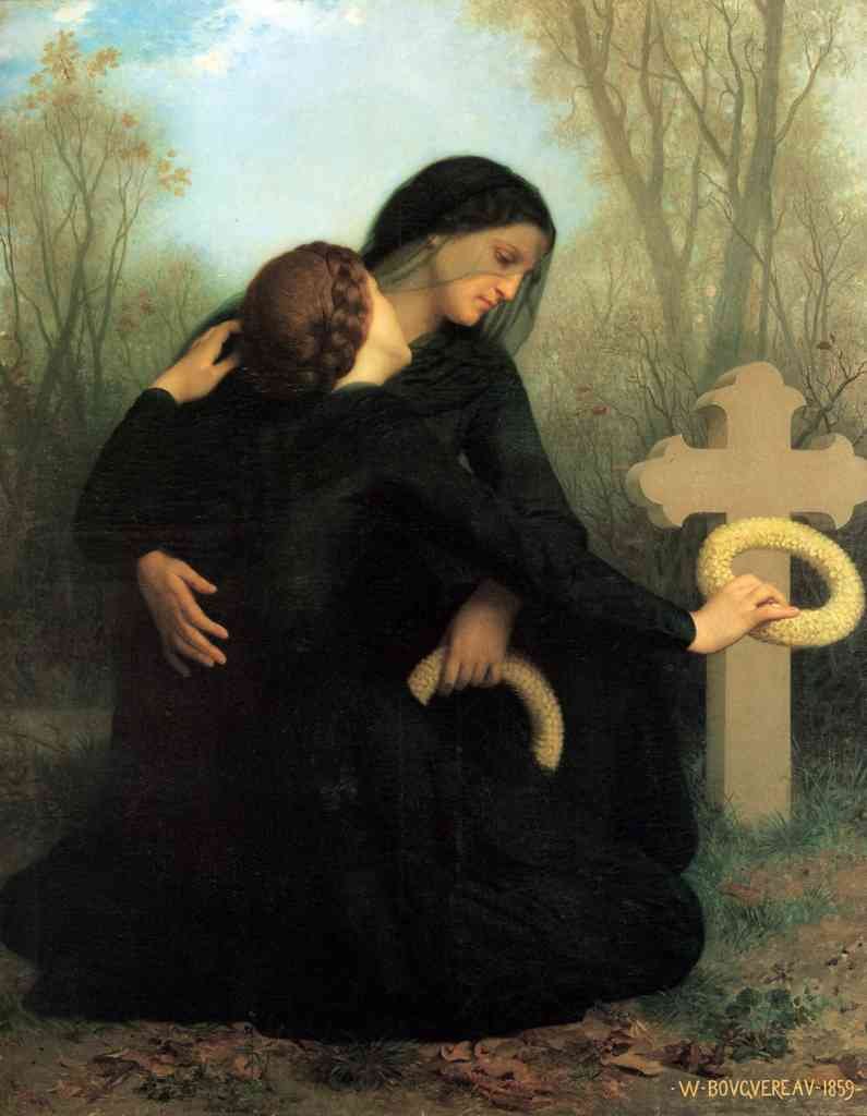 The Day Of The Dead Bouguereau A4 Photo Print