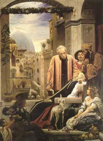 The Death of Brunelleschi 1852 A4 Photo Print