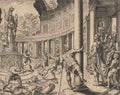 The Destruction Of The Temple 1569 Vintage A4 Photo Print