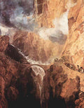 The Devil S Bridge St Gotthard Joseph Mallord Turner A4 Photo Print