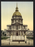 The Dome des Invalides Paris Vintage A4 Photo Print