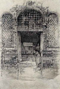 The Doorway by Whistler A4 Photo Print