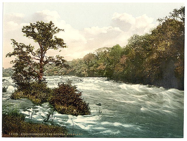 The Doughs Tongland Kirkcudbright Vintage A4 Photo Print