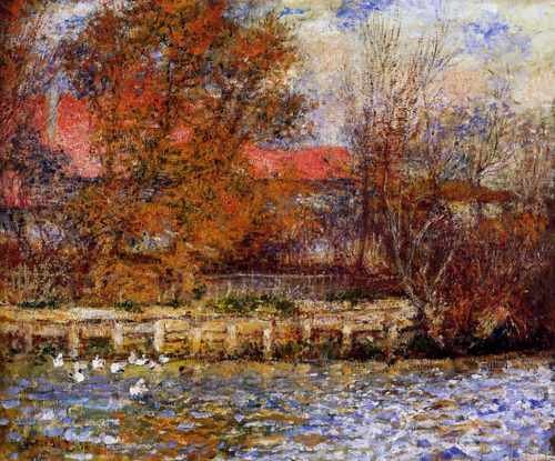 The Duck Pond 1873 A4 Photo Print
