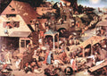 The Dutch Proverbs Pieter Bruegel A4 Photo Print