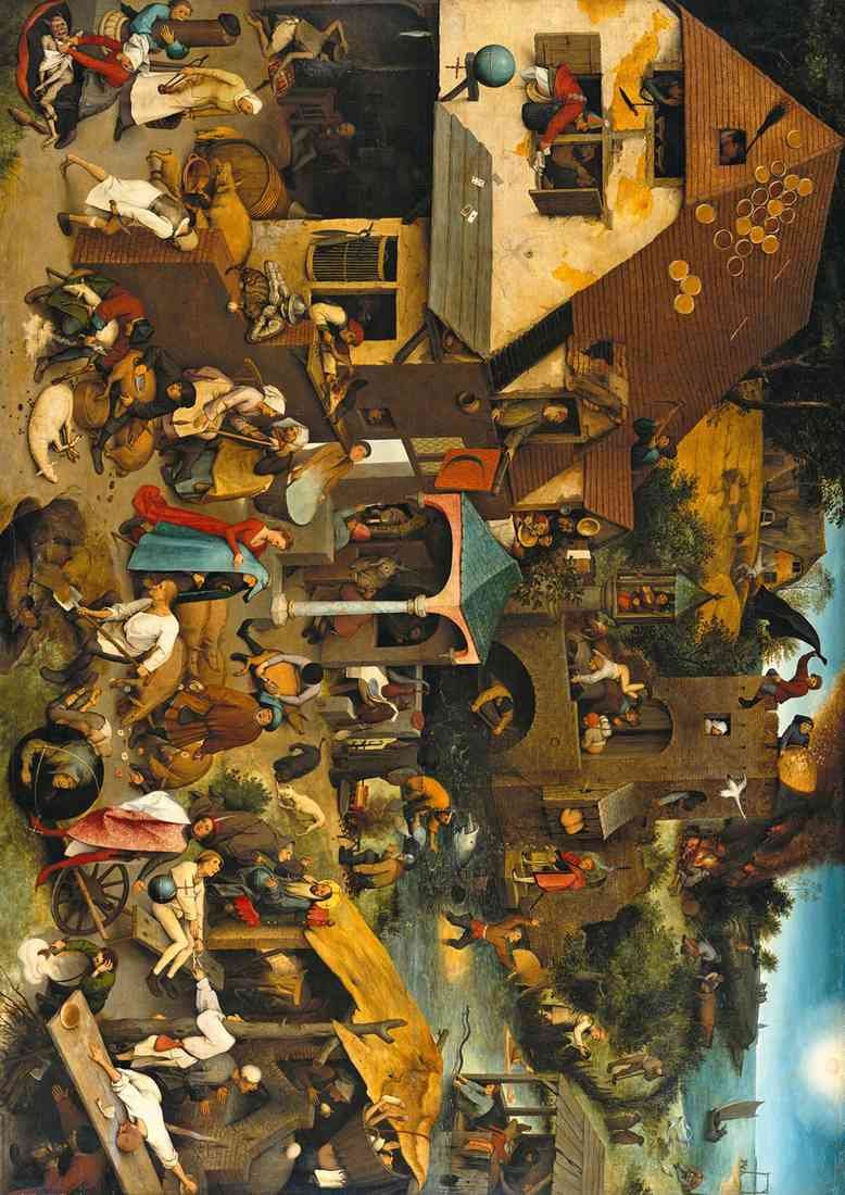 The Dutch proverbs Pieter Bruegel A4 Photo Print 2