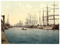 The Elbe Hamburg Vintage A4 Photo Print