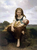 The Elder Sister Bouguereau A4 Photo Print